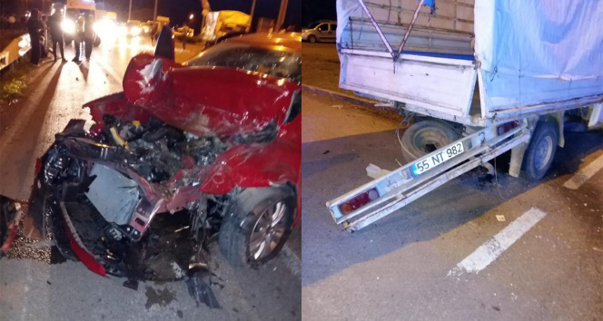 Samsunda trafik kazası: 7 yaralı!