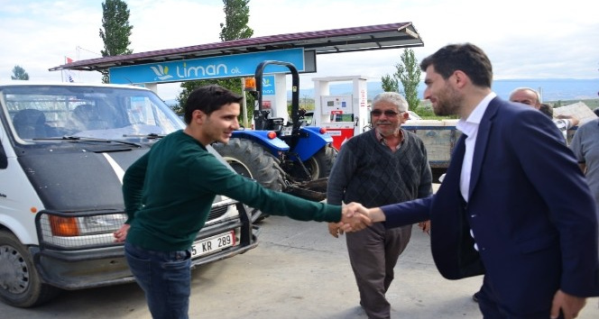 Başkan Karagöl çiftçileri ziyaret etti