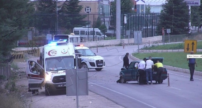 Tokat’ta yürekleri ağza getiren kazalar güvenlik kameralarına yansıdı