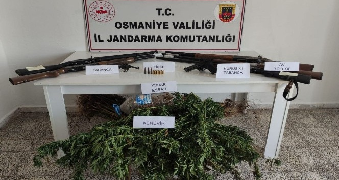 Osmaniye’de uyuşturucu operasyonu