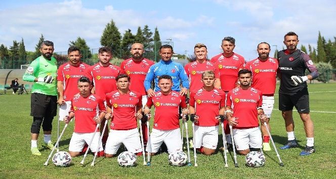 Ampute Futbol Milli Takımı, Gürcistan’ı 10-0 yendi