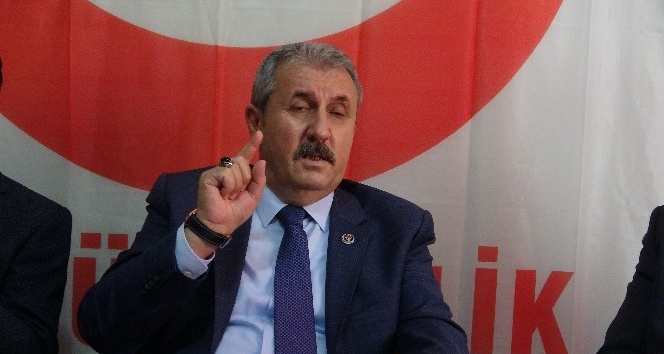 BBP Genel Başkanı  Destici: &quot;CHP ve İYİ Parti darbe anayasasının değiştirilmesine yanaşmıyor&quot;