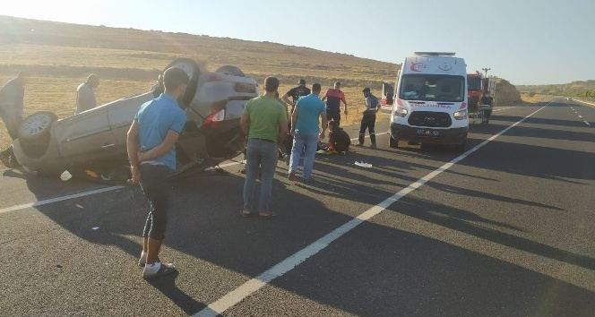 Mardin’de trafik kazası: 2 yaralı