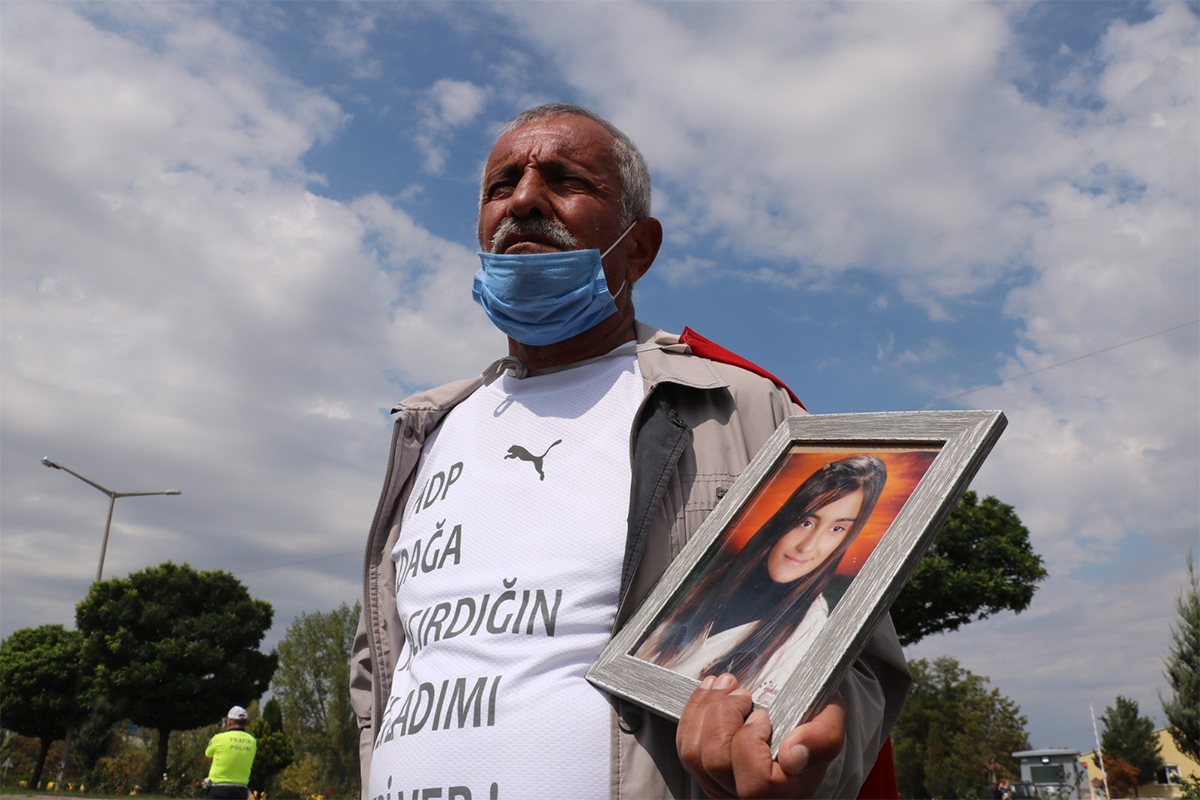 PKK’nın kaçırdığı kızını geri isteyen baba, Ankara&#039;ya yürüyor