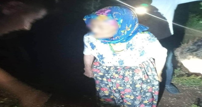 Kaybolan yaşlı kadını jandarma ve AFAD ekipleri buldu