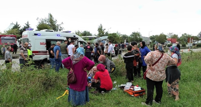 Giresun’da trafik kazası: 5 yaralı