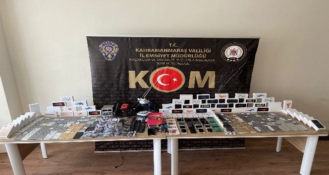 Kahramanmaraş’ta telefon kaçakçılığı: 1 gözaltı