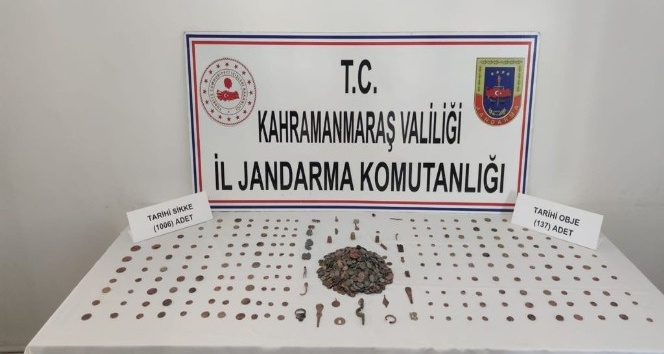 Kahramanmaraş’ta tarihi eser kaçakçılığı