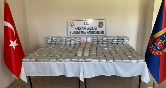MİT ve jandarmanın ortak operasyonunda 189 kilo uyuşturucu ele geçirildi
