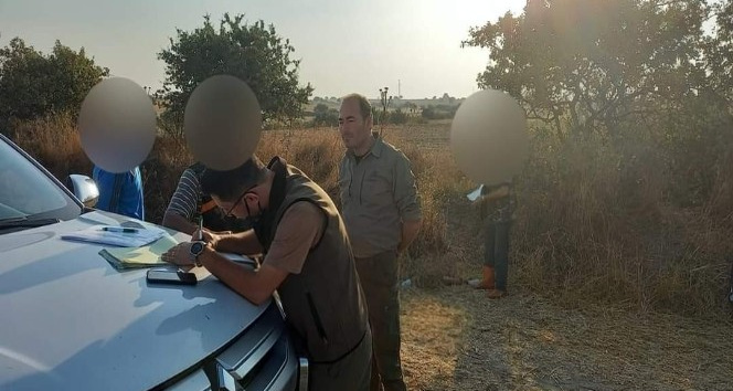 Avcılık denetimlerinde 12 adet vurulmuş bıldırcın bulundu