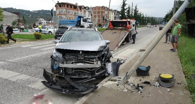 Ordu’da trafik kazası: 1 yaralı