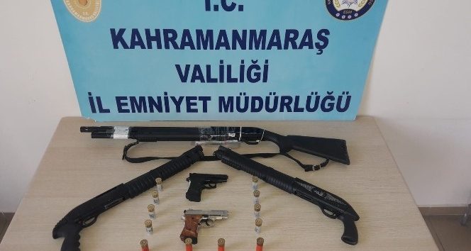Kahramanmaraş’ta 29 adet silah ele geçirildi