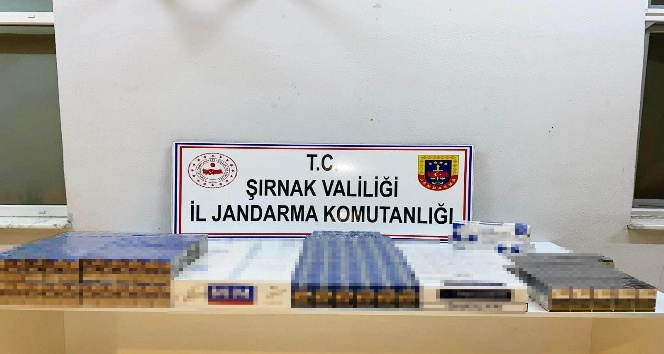 Şırnak’ta 22 bin 200 karton kaçak sigara ele geçirildi