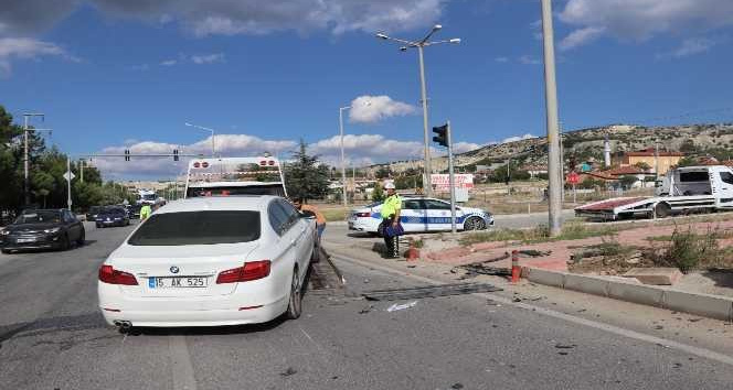 Burdur’da trafik kazası: 4 yaralı