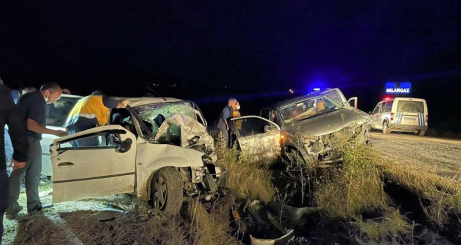 Karabükte kırım üzere kaza: 2 ölü, 6 yaralı