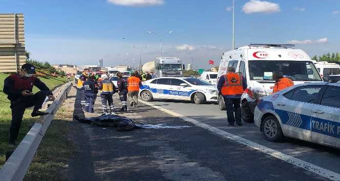 TEM’de feci motosiklet kazası: 1 ölü