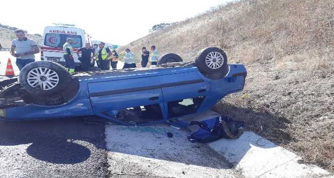 Balıkesir’de otoyolda trafik kazası: 1 yaralı