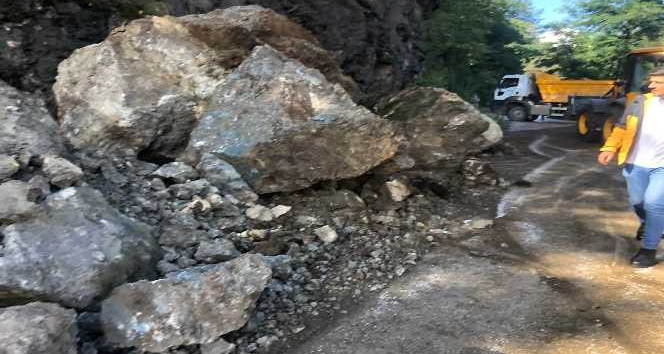 Ordu’da sağanak sonrası heyelan