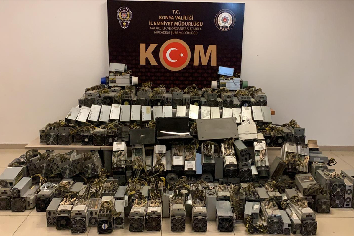Konya&#039;da kripto para operasyonu: 1 gözaltı