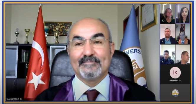 Sağlık Bilimleri Fakültesi yeni öğrencileri ile çevrimiçi tanıştı