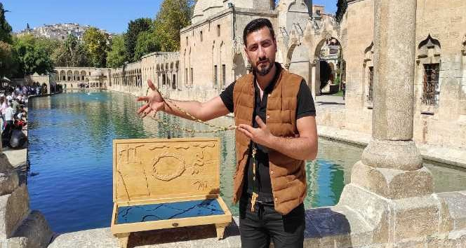 Balıklıgöl hikayesinin nakşedildiği tespih yüz bin liraya satışta