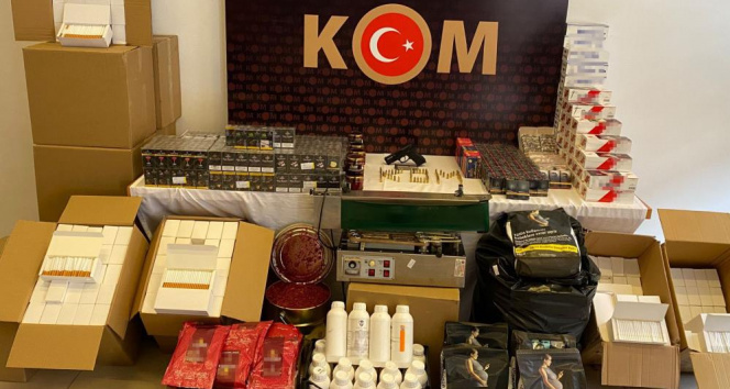 Konya merkezli 5 ilde gümrüksüz sigara operasyonu: 9 gözaltı