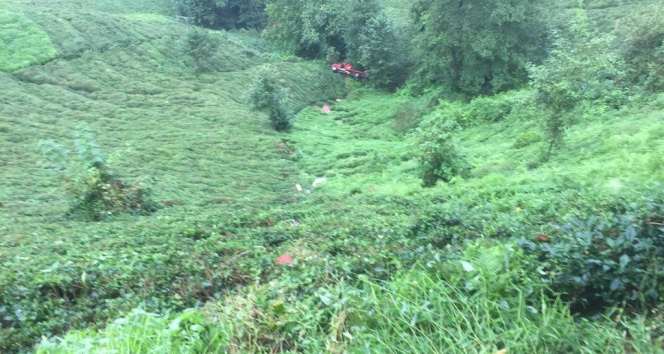 Feci kaza: 100 metrelik uçurumdan yuvarlanan kamyonet sürücüsü öldü