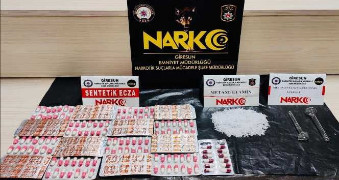 Giresun’da uyuşturucu operasyonu