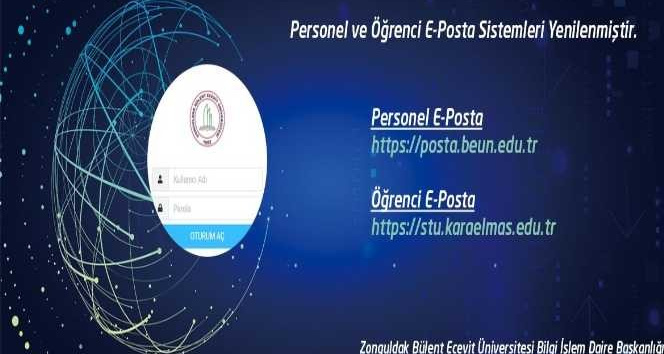 BEÜ, E-posta hizmetleri yenilendi