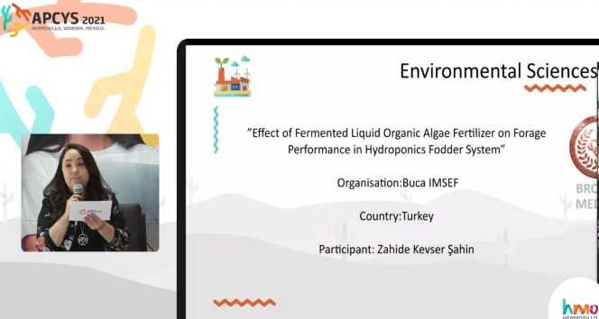 Giresun Fen Lisesi 11. sınıf öğrencisi Zahide Kevser Şahin Dünya 3.’sü oldu