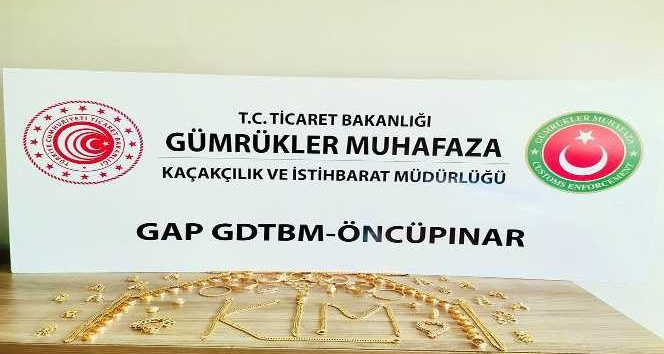 Beline sardığı 210 bin TL değerinde kaçak altınla yakalandı