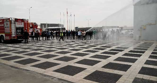 KAYÜ Bünyan MYO Sivil Savunma ve İtfaiyecilik Programı Öğrencilerine Uygulamalı Eğitim
