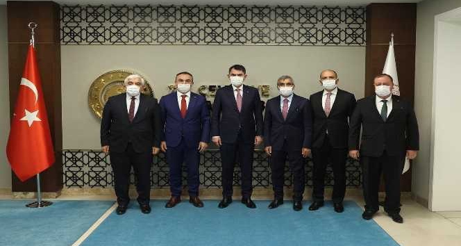 Kilis heyeti bakanlarla bir araya geldi