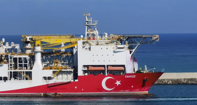 Yavuz Sondaj gemisi Karadenizdeki rolü için Filyos Limanına ulaştı