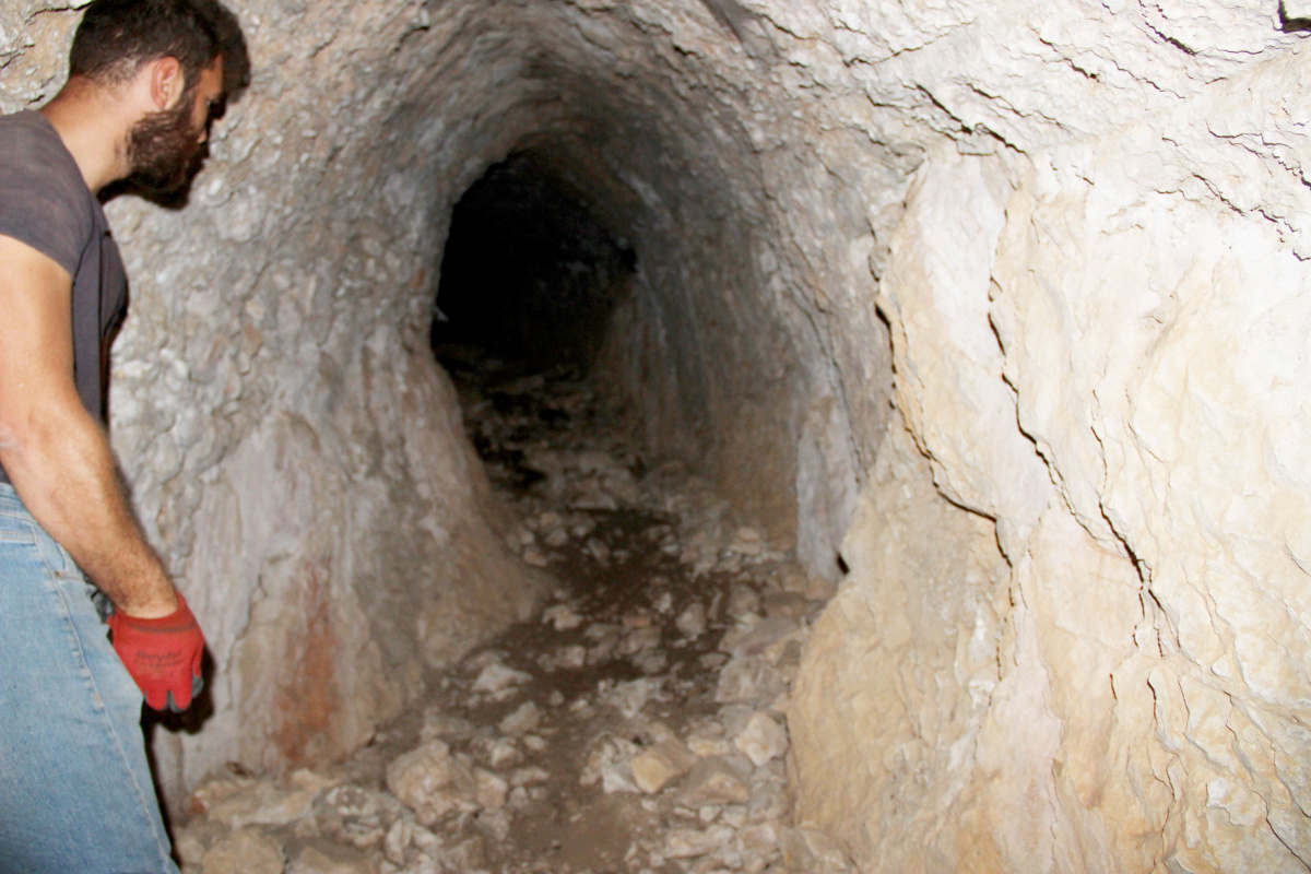 Muğla&#039;da 60 metre uzunluğunda tonozlu tünel bulundu