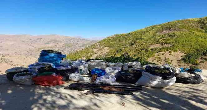 Bingöl’de 3 gün içinde 171 kilo uyuşturucu madde ve silah ele geçirildi