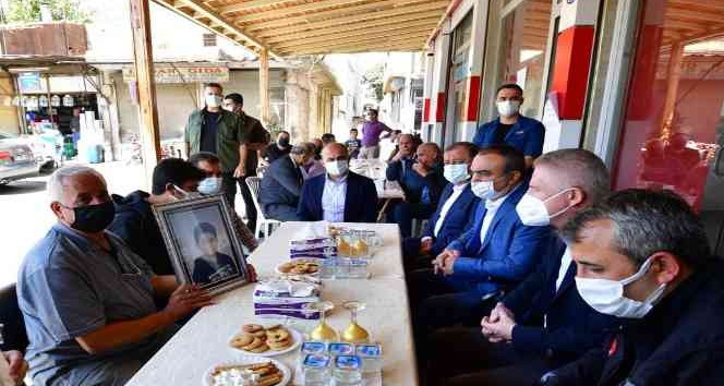 Valilerden taziye ziyareti