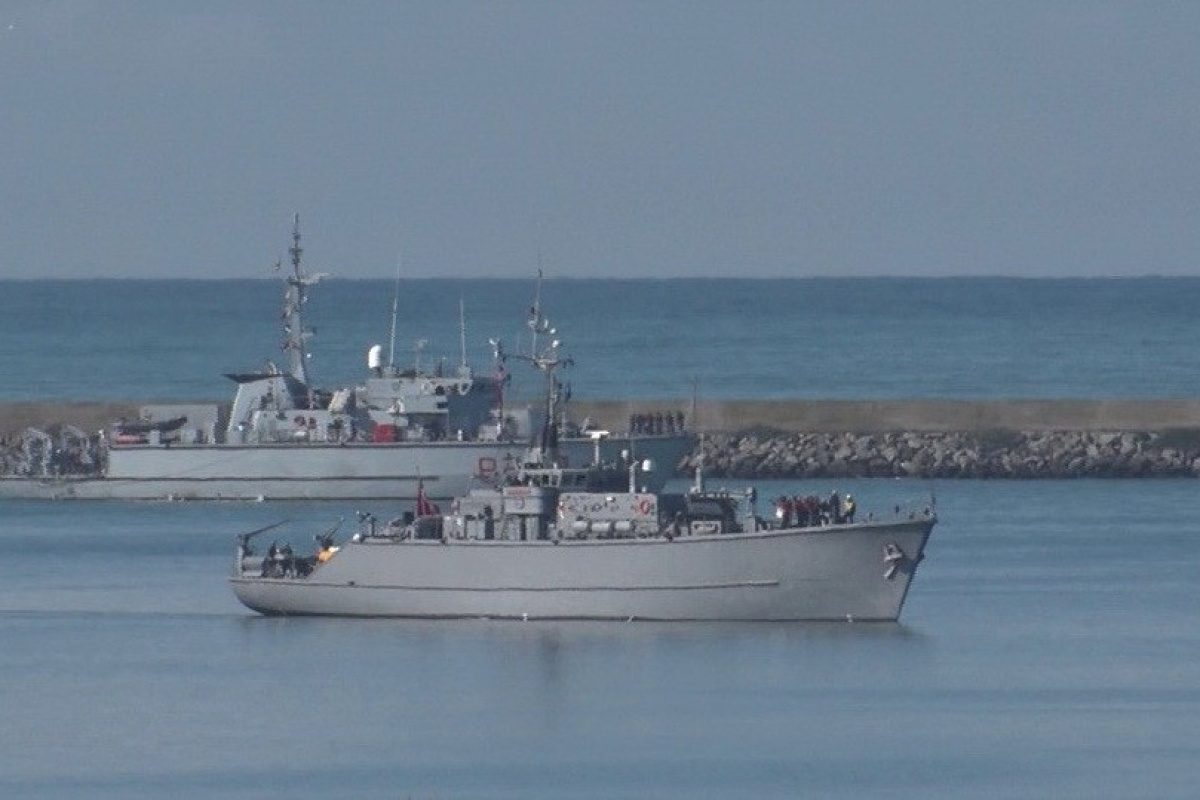 NATO gemileri Samsun'dan ayrıldı