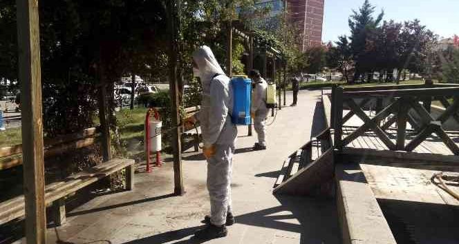 Kırıkkale Belediyesi’nden dezenfekte çalışmaları