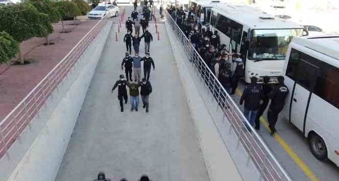 Konya’da silahlı organize suç örgütü operasyonunda 28 tutuklama