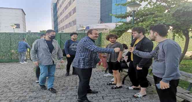 Müdürden öğrenci yurtlarına denetim