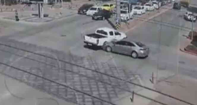 Gaziantep’teki trafik kazaları kameralarda