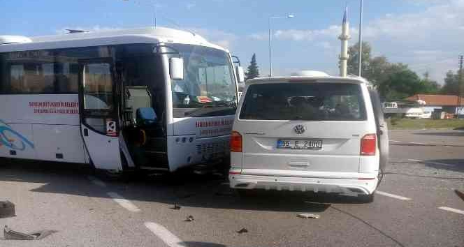 Samsun’da zincirleme trafik kazası: 5 yaralı