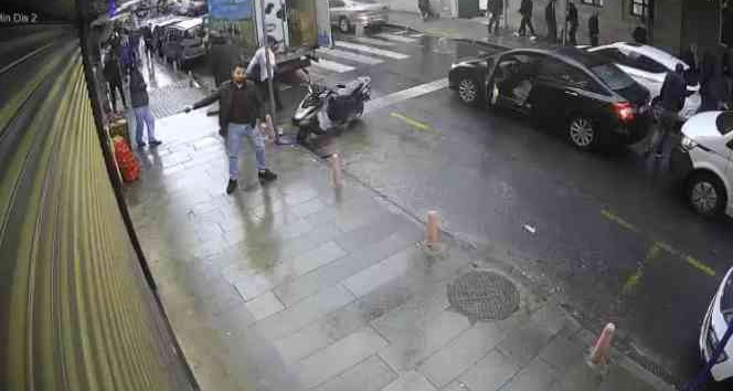 (Özel) İstanbul’da dehşet anları: Vatandaşların gözü önünde güpegündüz kurşun yağdırdı