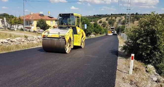 Yozgat’ta 32 kilometrelik köy yolu BSK asfalt ile kaplandı