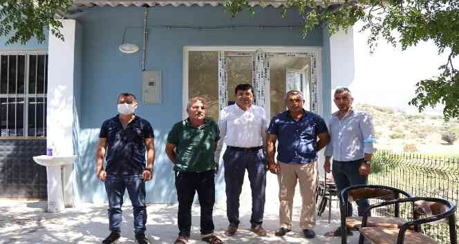 Başkan Özcan, Kardeşköy’deki muhtarlık hizmet binasını inceledi