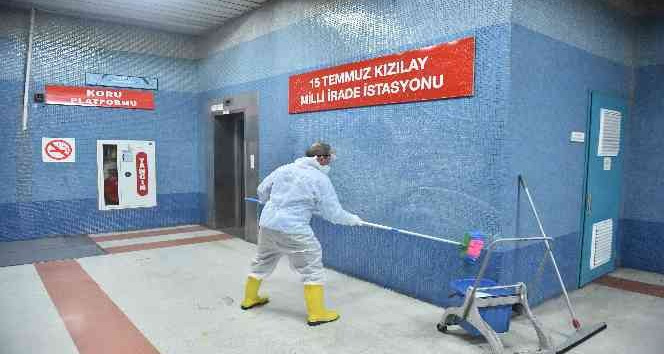 Ankara Büyükşehir Belediyesi temizlik timleri 7/24 iş başında