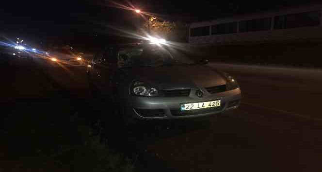 Edirne’de otomobilin çarptığı yaya ağır yaralandı
