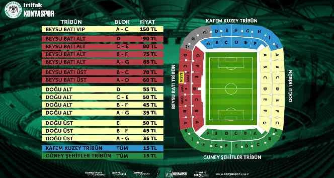 Konyaspor’dan yüzde 50 bilet indirimi