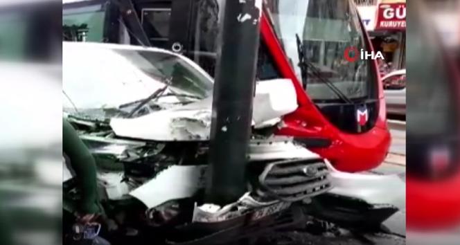 Zeytinburnunda tramvay kazası